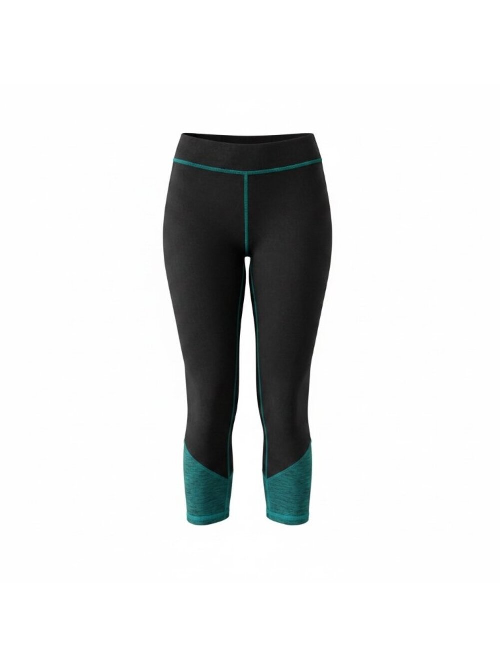 Chili Peppers Black & Teal Athletic Leggings – XL 16/18